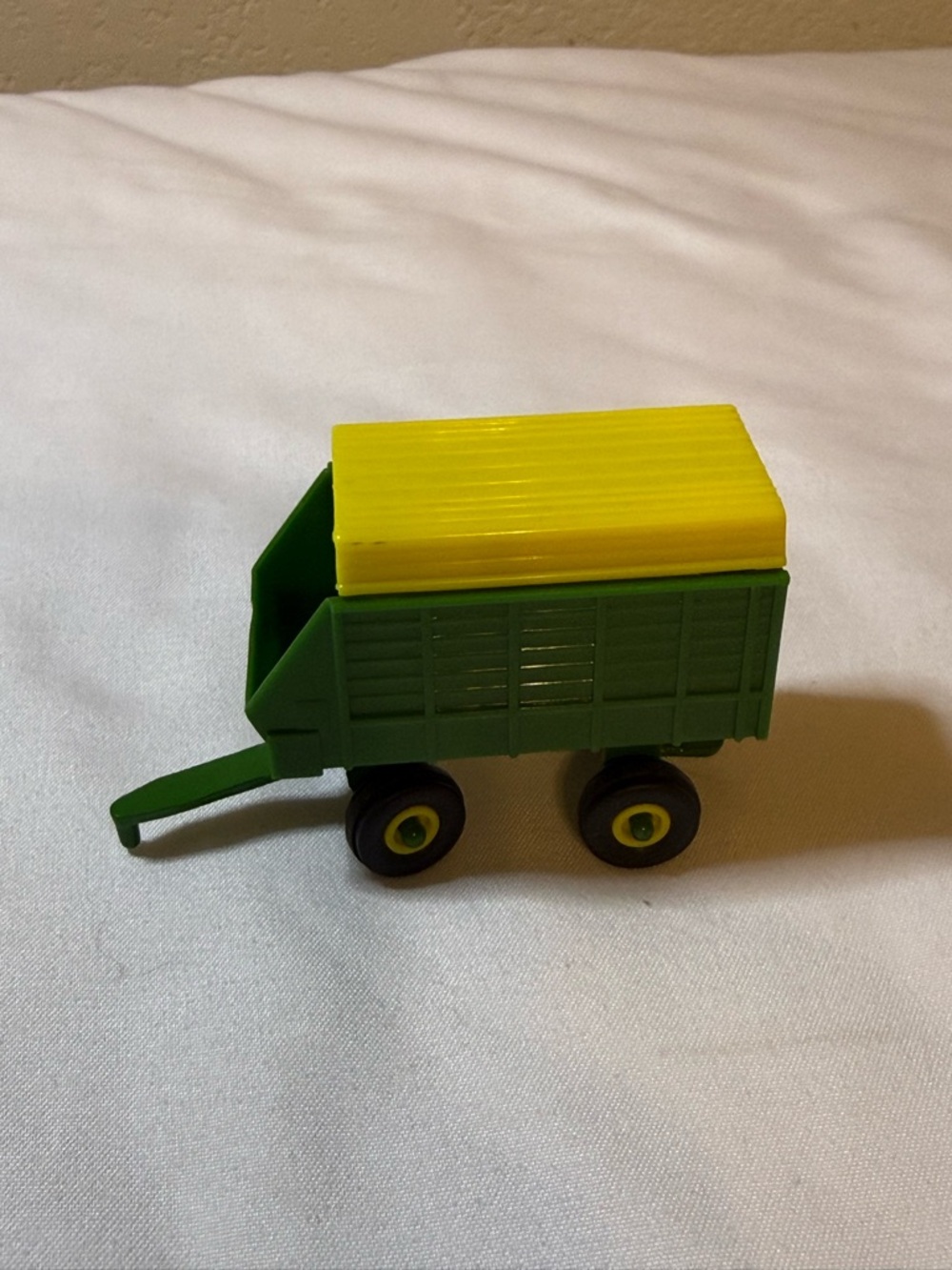 Green and Yellow Toy Trailer Wagon for Kids